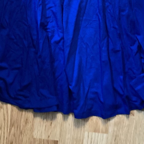 Royal Blue Midi Skater Dress - Picture 4 of 5